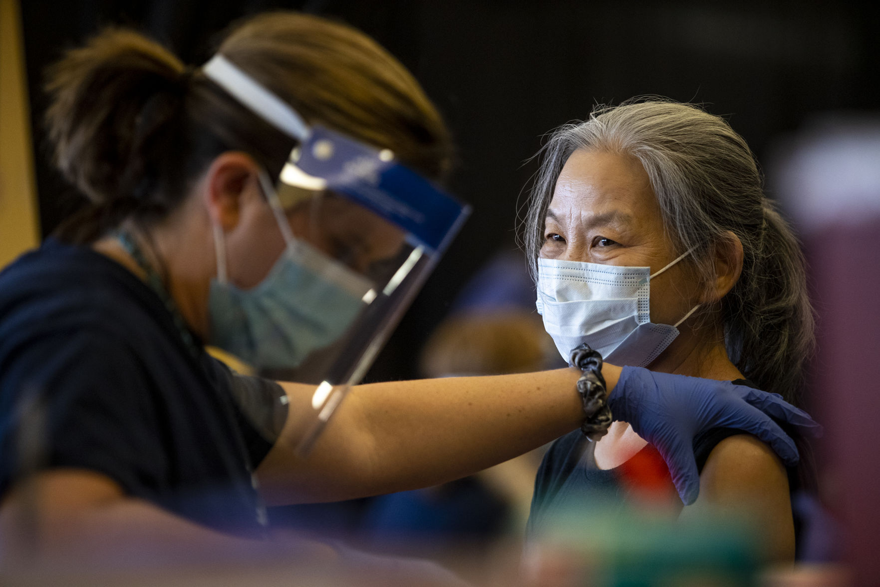 Senior center vaccine